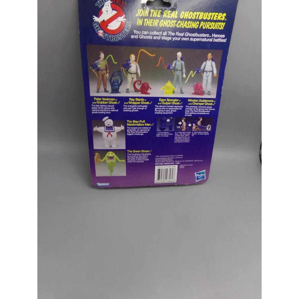 The Real Ghostbusters Winston Zeddemore‎ and Chomper Ghost Action Figure